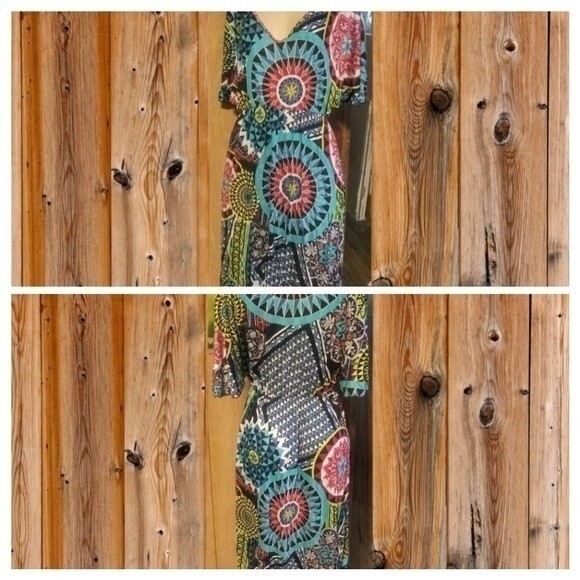 Casa Lee Medallions Dress M - Picture 3 of 7